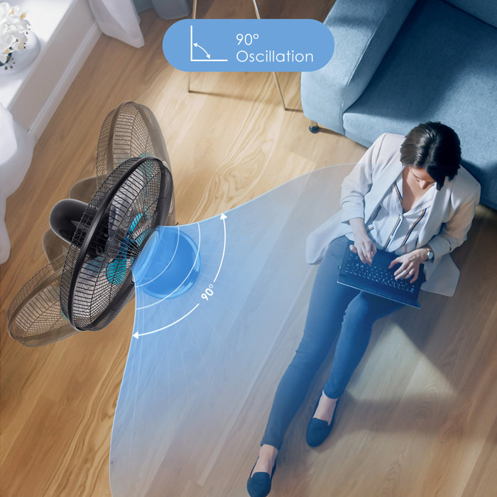 Costway 53" Oscillating Pedestal/Standing Fan & Reviews Wayfair